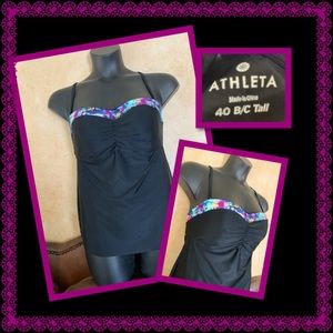 ATHLETA - Tankini Swim Top 40 B/C Tall